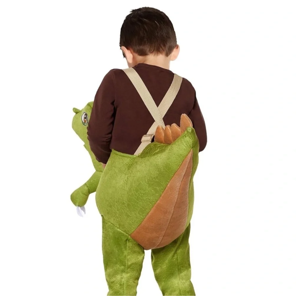Green Dinosaur Kids Costume - Picture 2 of 2